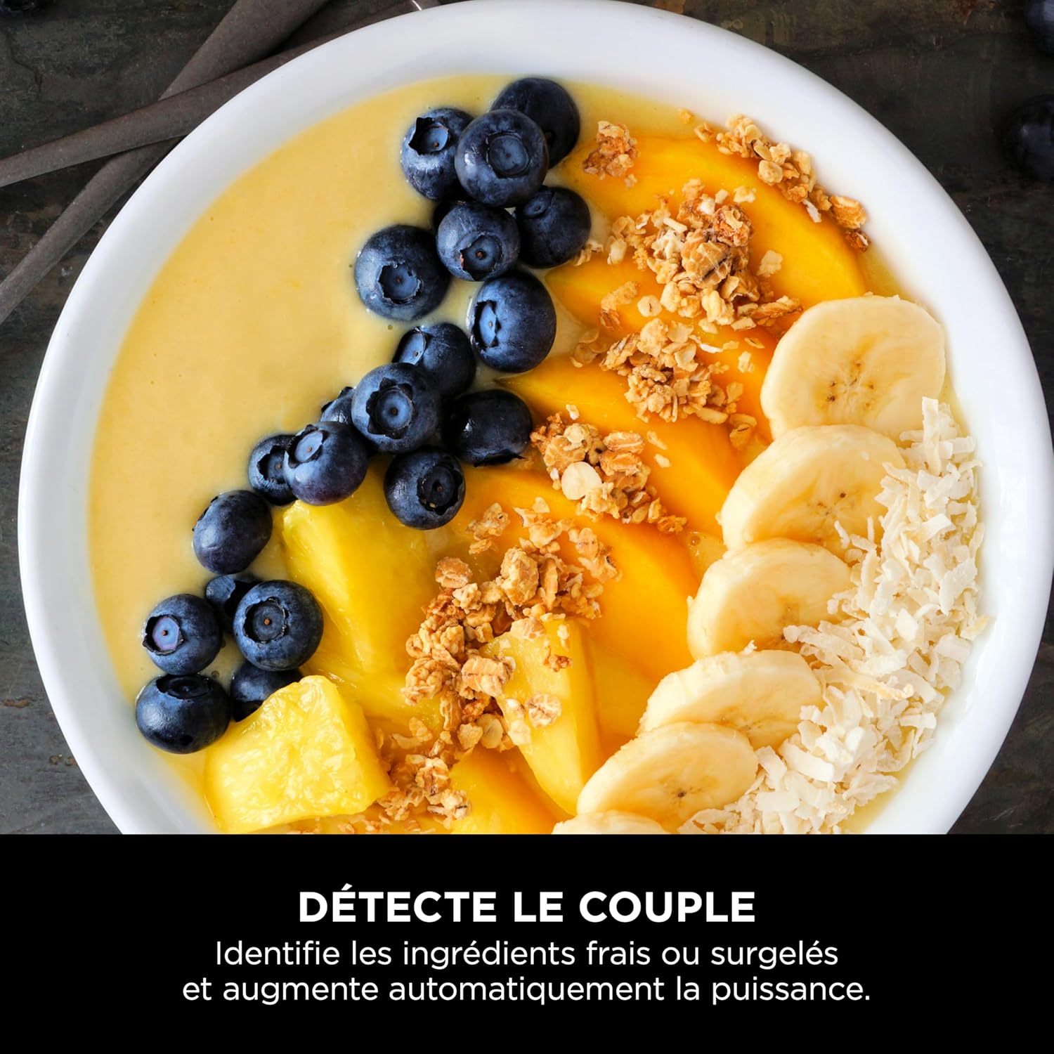 Ninja Detect Power Blender Processor Pro 3-in-1, Blender 1200W, Mixing Bowl, Blender Blade, Individual Cup, Container, Knead, Blender, Chopping & Mixing, Black, TB401EU